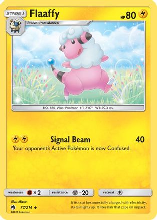 Flaaffy 077 - Reverse Holofoil SM Lost Thunder - Uncommon