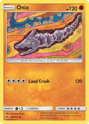 Onix 109 SM Lost Thunder - Common