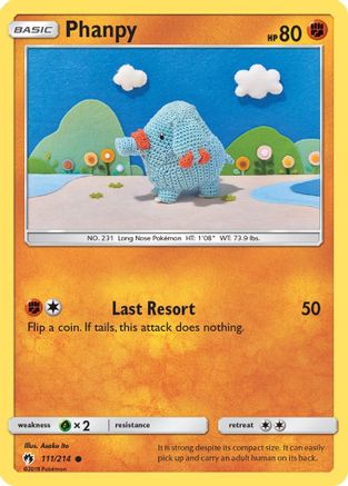 Phanpy 111 SM Lost Thunder - Common