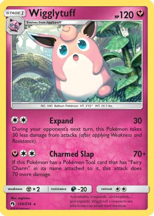 Wigglytuff 134 SM Lost Thunder - Rare