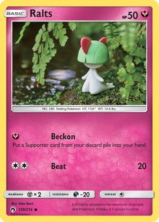 Ralts 139 SM Lost Thunder - Common