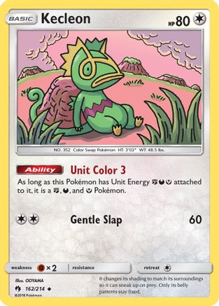 Kecleon (162) 162 - Reverse Holofoil SM Lost Thunder - Uncommon