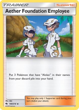 Aether Foundation Employee SM Lost Thunder - Uncommon