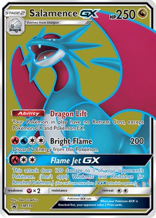 Salamence GX SM139 - Holofoil SM Promos - Promo