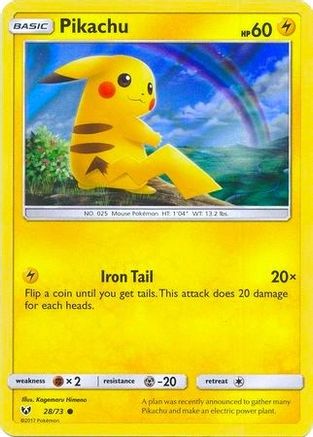 Pikachu 028/73 - Holofoil Miscellaneous Cards & Products - Promo