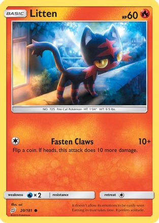 Litten 020 SM Team Up - Common