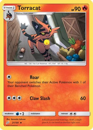Torracat 021/181 SM Team Up - Uncommon