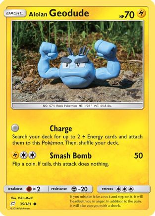 Alolan Geodude (35) 035 SM Team Up - Common