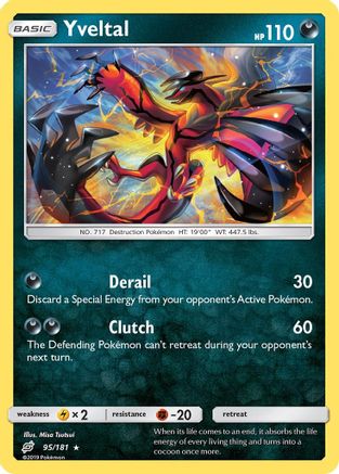 Yveltal 095/181 - Reverse Holofoil SM Team Up - Holo Rare