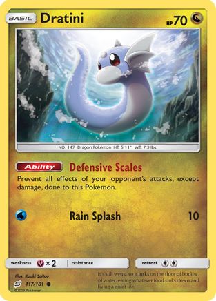 Dratini (117) 117 - Reverse Holofoil SM Team Up - Common