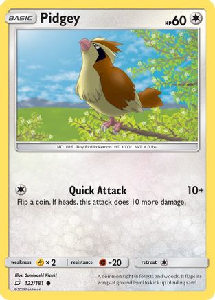 Pidgey (122) 122 SM Team Up - Common