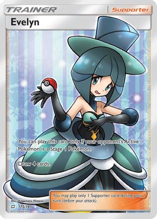 Evelyn (Full Art) 175 - Holofoil SM Team Up - Ultra Rare