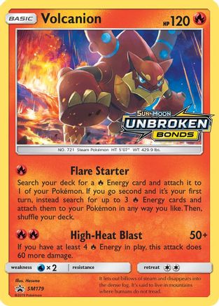Volcanion SM179 - Holofoil SM Promos - Promo