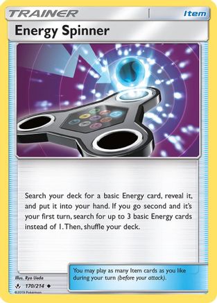 Energy Spinner 170 SM Unbroken Bonds - Uncommon