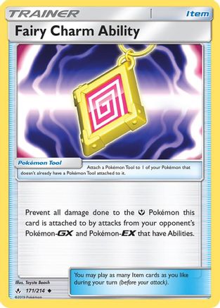 Fairy Charm Ability 171 - Reverse Holofoil SM Unbroken Bonds - Uncommon
