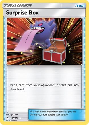 Surprise Box 187 SM Unbroken Bonds - Uncommon