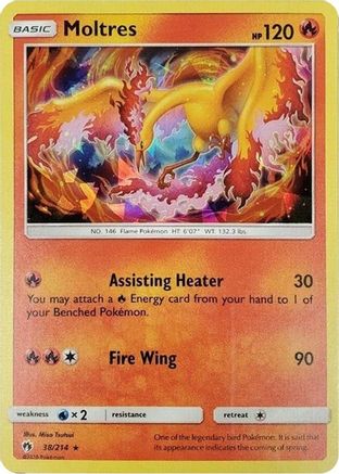 Moltres 038/214 - Holofoil Deck Exclusives - Holo Rare