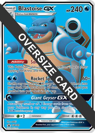 Blastoise GX - SM189 (Black Star Promos) - Holofoil Jumbo Cards - Promo