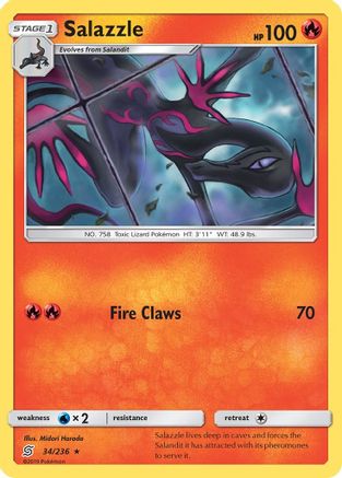Salazzle (34) SM Unified Minds - Rare