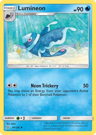 Lumineon - Reverse Holofoil SM Unified Minds - Uncommon