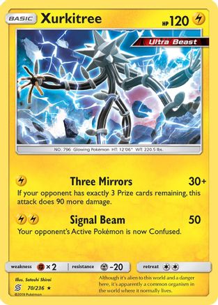 Xurkitree 070 - Reverse Holofoil SM Unified Minds - Rare