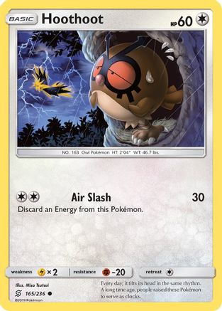 Hoothoot 165 SM Unified Minds - Common