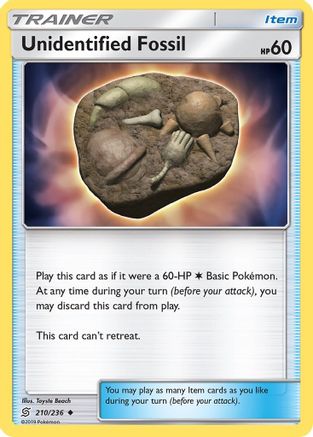 Unidentified Fossil/236 SM Unified Minds - Uncommon