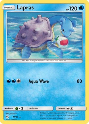Lapras 017 Hidden Fates - Rare