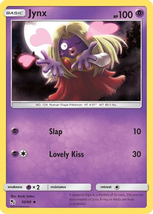 Jynx 030 - Reverse Holofoil Hidden Fates - Uncommon