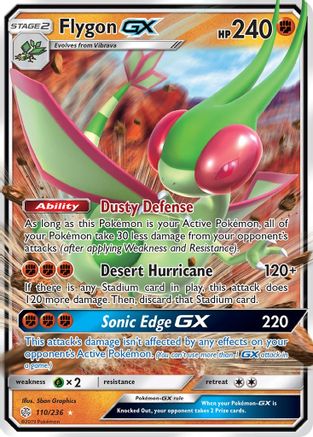 Flygon GX 110/236 - Holofoil SM Cosmic Eclipse - Ultra Rare