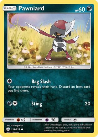 Pawniard 134/236 SM Cosmic Eclipse - Common