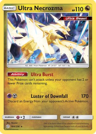 Ultra Necrozma 164 - Holofoil SM Cosmic Eclipse - Holo Rare