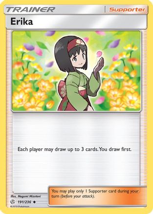 Erika 191 - Reverse Holofoil SM Cosmic Eclipse - Uncommon