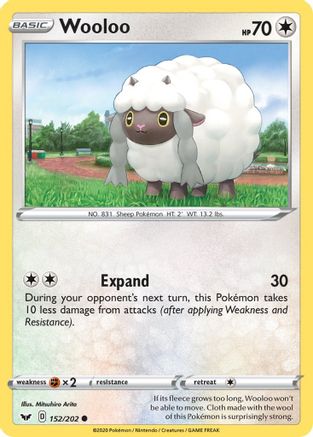 Wooloo (152) 152 SWSH01 Sword & Shield Base Set - Common