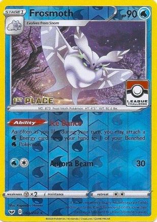 Frosmoth 064/202 - Reverse Holofoil League & Championship Cards - Promo