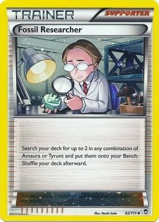 Fossil Researcher 092/111 - Holofoil Miscellaneous Cards & Products - Promo