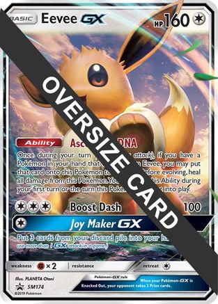 Eevee GX - SM174 (SM Black Star Promo) - Holofoil Jumbo Cards - Promo
