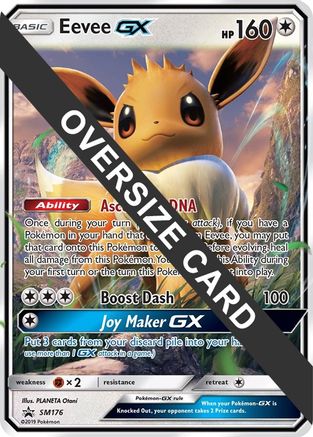 Eevee GX - SM176 (SM Black Star Promo) - Holofoil Jumbo Cards - Promo
