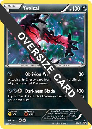 Yveltal - XY06 - Holofoil Jumbo Cards - Promo