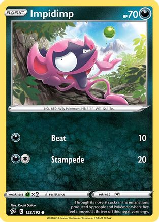 Impidimp 123 SWSH02 Rebel Clash - Common