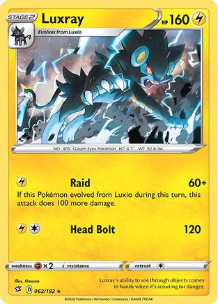Luxray - 62/192/192 Deck Exclusives - Rare