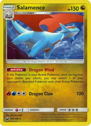 Salamence 106/168 - Holofoil Miscellaneous Cards & Products - Promo