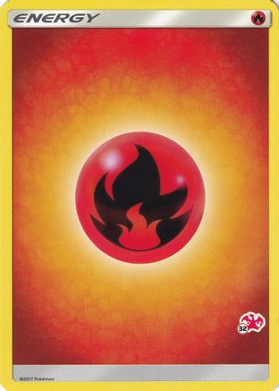 Fire Energy (#32 Charizard Stamped) Battle Academy - Promo