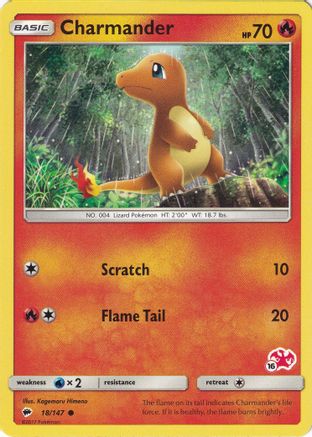 Charmander 018/147 Battle Academy - Promo