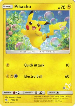 Pikachu 019/068 Battle Academy - Promo