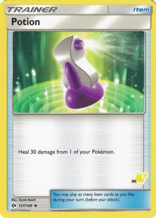 Potion - 127/149 (#40 Pikachu Stamped)/149 Battle Academy - Promo
