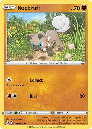 Rockruff 029 Champions Path - Common