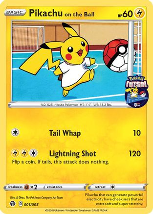 Pikachu on the Ball 001/005 Miscellaneous Cards & Products - Promo