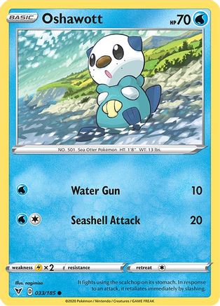 Oshawott 033 SWSH04 Vivid Voltage - Common