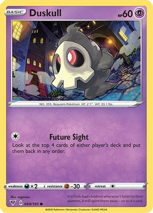 Duskull 069 SWSH04 Vivid Voltage - Common